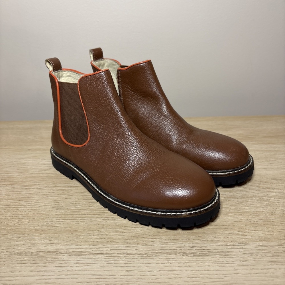 Mini‎ Boden Brown Chelsea Boots Size EU 35, US 3 Kids